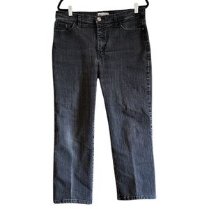Lee Black Straight Jeans, Size 14P